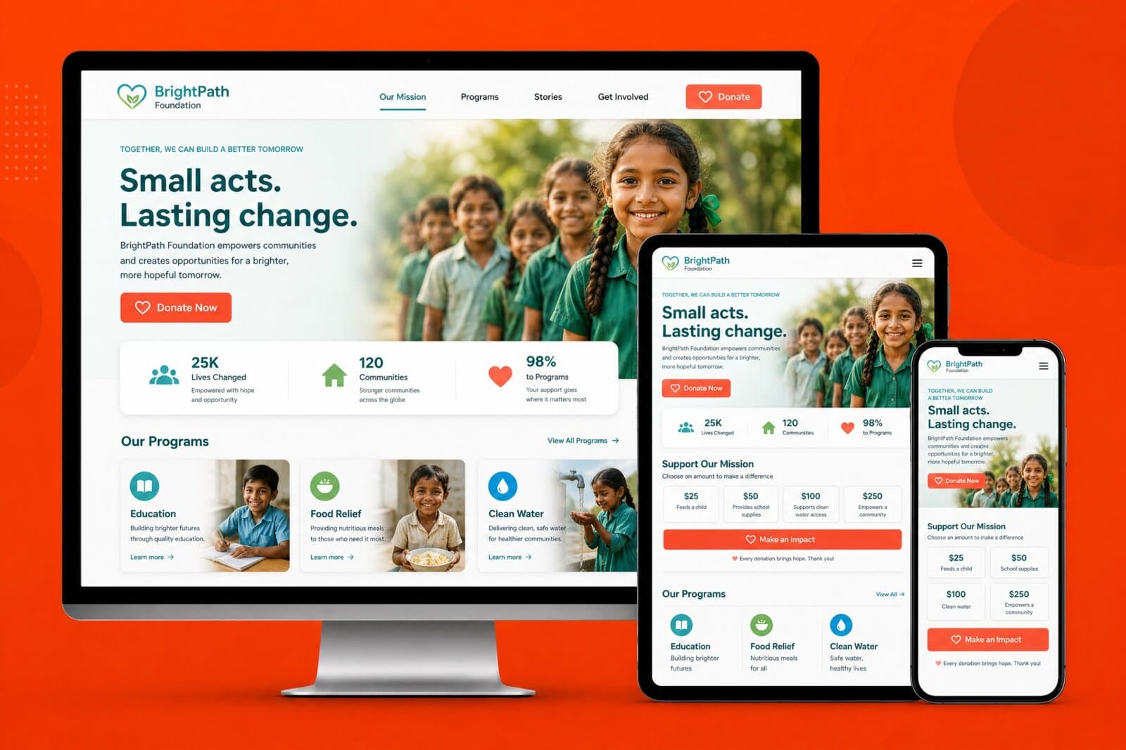 BrightPath — Nonprofit Website