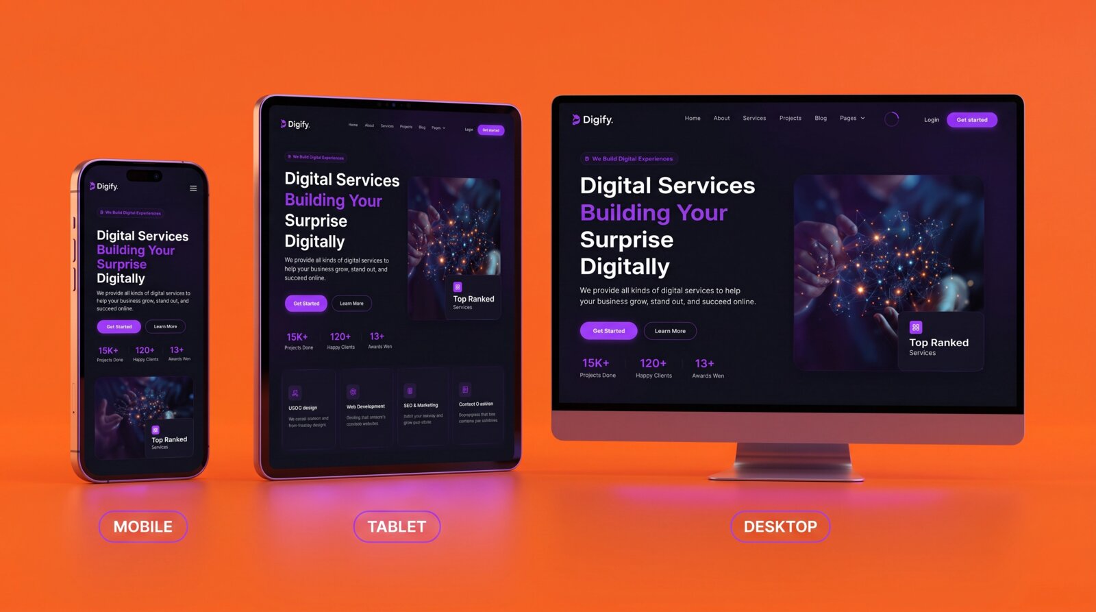 Digifly — Digital Agency Website